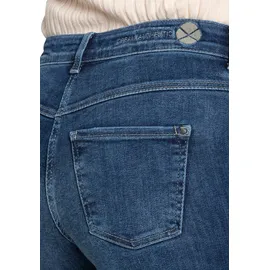 MAC Dream Wide Leg Jeans in Cobalt Authentic Waschung-D40 / L30