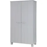 WOOOD Garderobenschrank »Dennis«, B 111 cm x 202 cm, grau