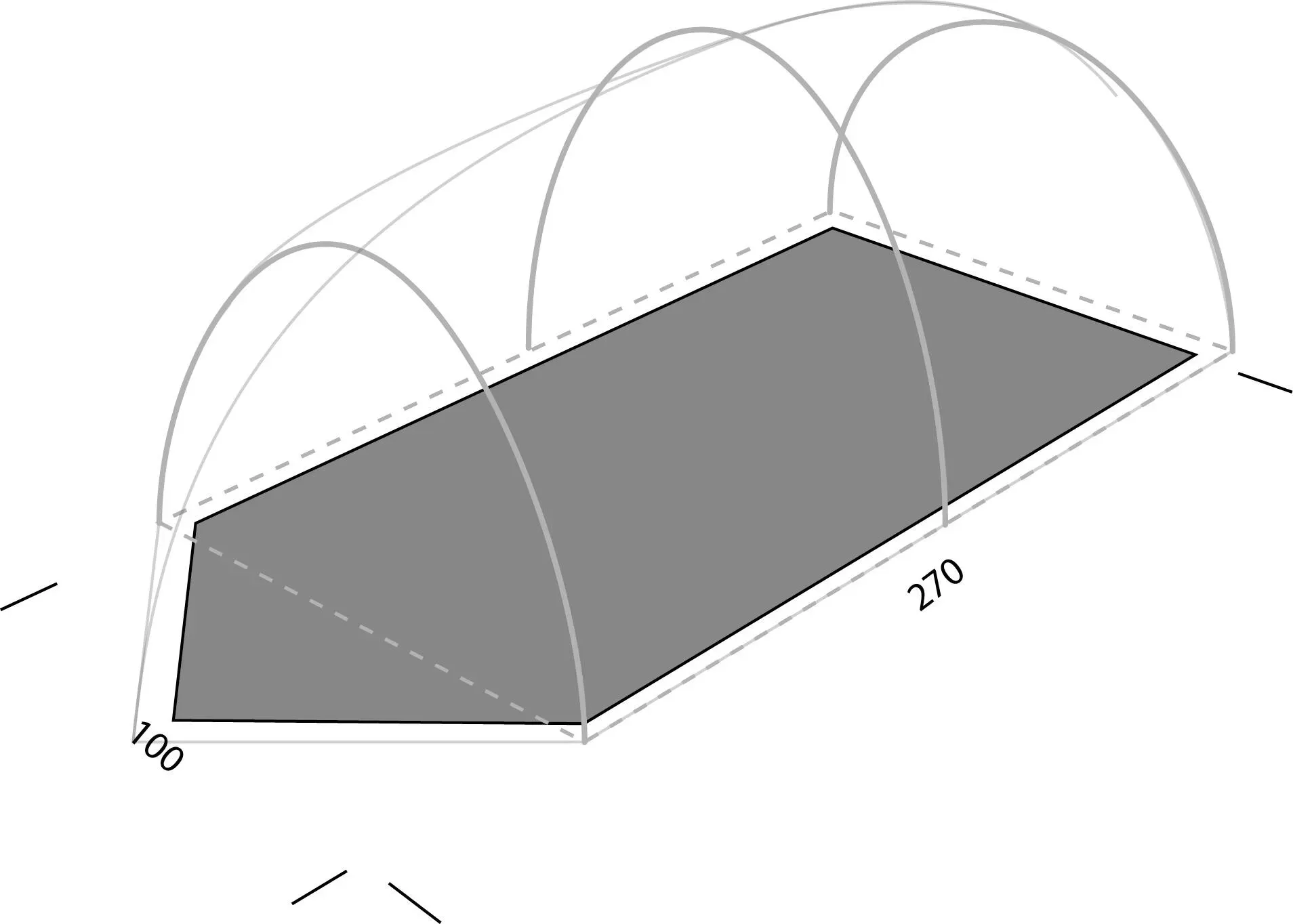 Exped Polaris Footprint charcoal