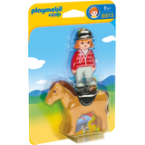 Playmobil 1.2.3 Reiterin mit Pferd 6973