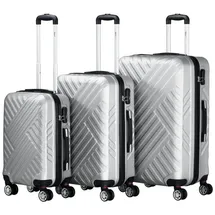 Zelsius Koffer-Set 3-tlg. grau/abs