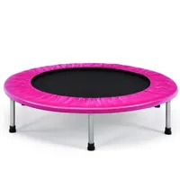 Costway Mini Trampolin 97 cm rosa