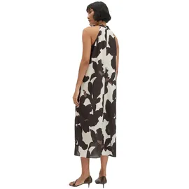 Someday Midikleid Floral Braun 38