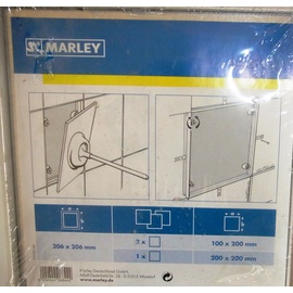 Marley Fliesenrahmen mit Trägerplatte und Magneten Kunststoff)