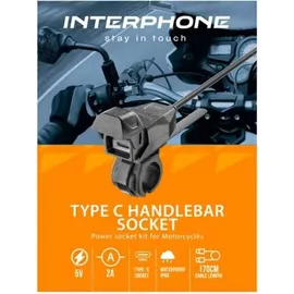 Interphone USB-C Steckdose für Motorrad