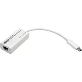 Eaton Power Quality Eaton USB-C to Gigabit Network Adapter Thunderbolt 3 Compatibility White, Netzwerkadapter, Weiss