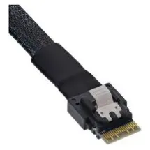 Supermicro CBL-SAST-1234A-100 SlimSAS x4 (STR) to 4x SATA, 65cm (65 cm, SATA, SlimSAS), Interne Kabel (PC)