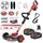 Aorsher Akku Rasentrimmer mit 2× 4000mAh Akkus 21V, 750W Bürstenloser Motor