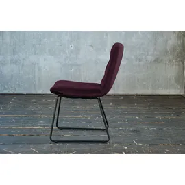 KAWOLA Esszimmerstuhl NEW CHARME Velvet purple
