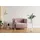 Kayoom Beistelltisch KAYOOM "Rocio, Ausgefallenes Design,Stabiler Marmor-Sockel", weiß, B:40cm H:54cm T:40cm, Tischplatte: 100% marmorisiertes Glas / Gestell: Marmor, Edelstahl, Tische, Beistelltisch, ausgefallenes Gestell, stabiler Marmorfuß, marmorierte 