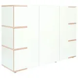 Tojo Sideboard 150 x 110 x 45 cm Weiß
