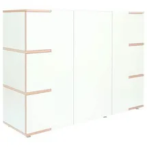 Tojo Sideboard 150 x 110 x 45 cm Weiß