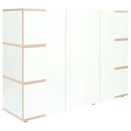 Tojo Sideboard 150 x 110 x 45 cm Weiß
