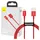 Baseus Superior Series Cable USB to iP 2.4A 1m (red)