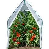 Westmann Überwinterungszelt Foliengewächshaus 120 x 120 x 180 cm Weiß