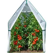 Westmann Überwinterungszelt Foliengewächshaus 120 x 120 x 180 cm Weiß