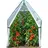 Westmann Überwinterungszelt Foliengewächshaus 120 x 120 x 180 cm Weiß