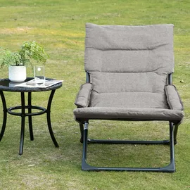 Outsunny Gartenstuhl 66 x 94 x 79 cm grau 1 St.