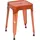 Interlink Hocker 4er-Set Leder 35 x 45 x 35 cm Braun