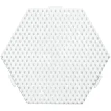 HAMA BEADS Hama Midi Stiftplatte Multi-Sechseck weiß