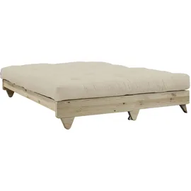 Karup Schlafsofa Fresh Baumwolle/Polyester 2-Sitzer Beige