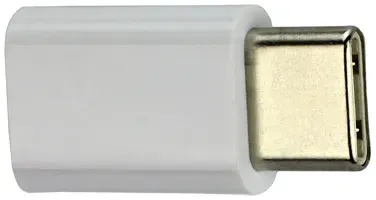 Original Huawei Micro-USB zu Typ-C Adapter AP52, für Huawei Smartphones, weiß