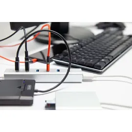 UNITEK USB 3.2 auf USB 3.2 0,5 m Silber