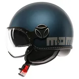 MOMODESIGN FGTR Evo Matt Dunkelblau/Silber M