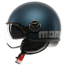 MOMODESIGN FGTR Evo Matt Dunkelblau/Silber M