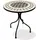 Mojawo Mosaik Tisch Gartentisch Ø 60 x 70 cm Anthrazit/Grau