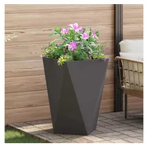 vidaXL Pflanzkübel 50 x 50 x 75 cm Schwarz