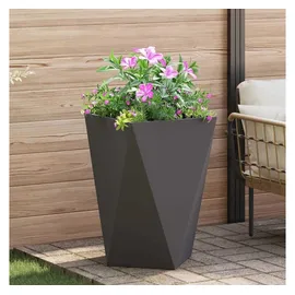 vidaXL Pflanzkübel 50 x 50 x 75 cm Schwarz
