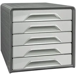 cep Schreibtischbox »Smoove Secure« grau grau, 28.8x27.1x36 cm
