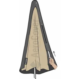 AeroCover Schutzhülle für Ampelschirme H292x60/65 cm x 60 cm - 65 cm