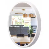 stolarnia pika Runder Wandspiegel 47 x 47 cm Braun/Weiß