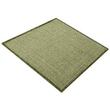 Floordirekt Sisal-Kratzteppich für Katzen 60 x 80 cm Heu - grün