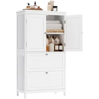 VASAGLE Midischrank 60 x 110 x 30 cm Weiß
