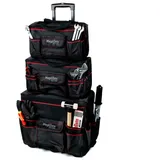 Mephisto-Tools Werkzeugtasche Werkzeugtrolley "Nova", Gesamttraglast 70 KG (Stabile Rollen, Teleskopgriff), 1680 Denier Gewebe, Trolley mit weiteren Taschen, Gesamttraglast 70 KG