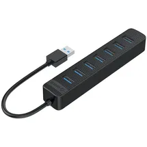 ORICO TWU3 USB auf 7x USB 3.0 Hub Adapter Schwarz