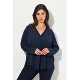 Ulla Popken Tunika in marine | Gr.: 46-48