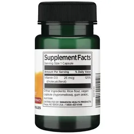 Swanson Vitamin D3 Kapseln 60 St.