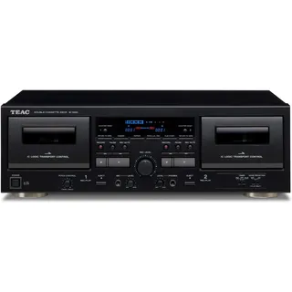 Teac W-1200 Doppel-Kassettendeck USB-Ausgang schwarz