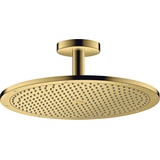 Hansgrohe Axor ShowerSolutions Kopfbrause 350 1jet mit Deckenanschluss polished gold optic