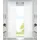 Gardinenbox 2er Set Schiebegardinen Flächenvorhänge Mikrofaser Vorhang Gardine Schiebe HxB 245x60 cm Weiß