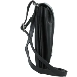 Harold's Fold Umhängetasche Leder Schwarz