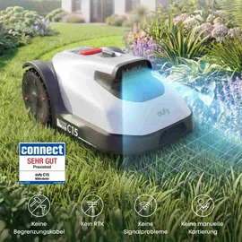 eufy Mähroboter C15 Standard Kabellos, bis 500 m2 + Garage - Grau