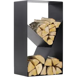 Magnus Kaminholzregal R122 Stahl 45 x 30 x 80 cm Schwarz