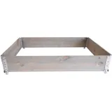 upyard Hochbeet Palettenrahmen 120 x 80 cm Grau