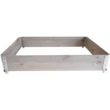 upyard Hochbeet Palettenrahmen 120 x 80 cm Grau