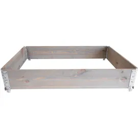 upyard Hochbeet Palettenrahmen 120 x 80 cm Grau